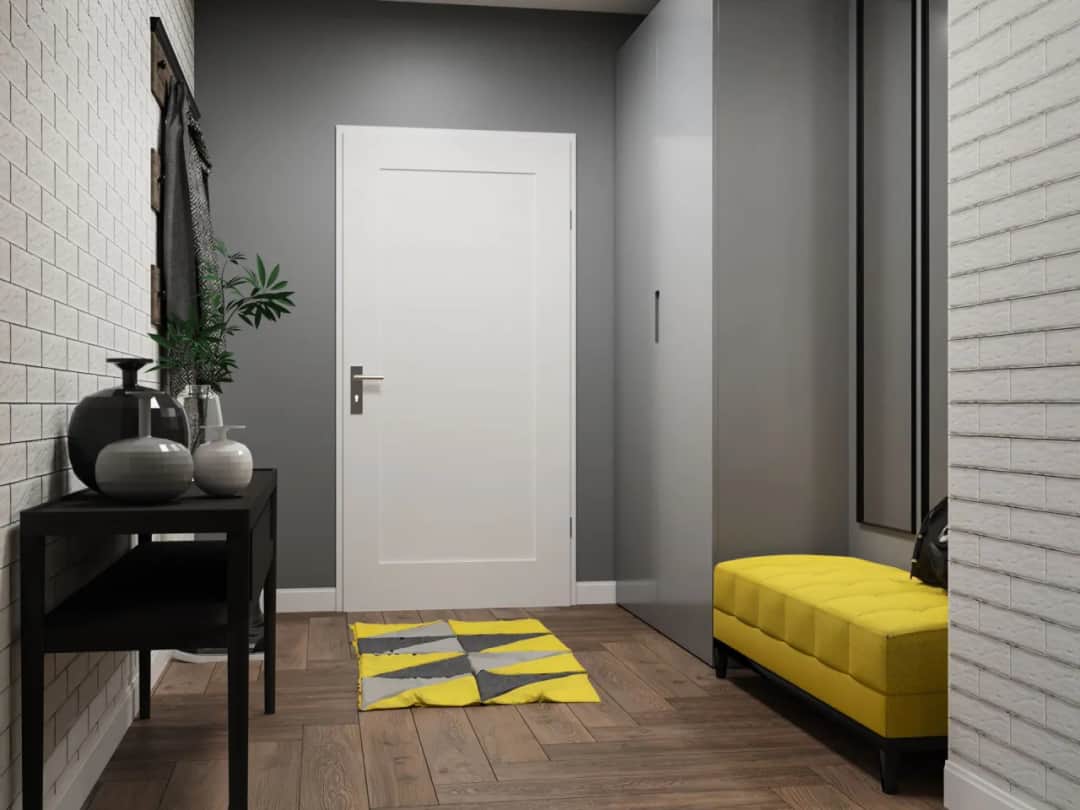 Jak wybrać kolor do przedpokoju w bloku, by optycznie go powiększyć?