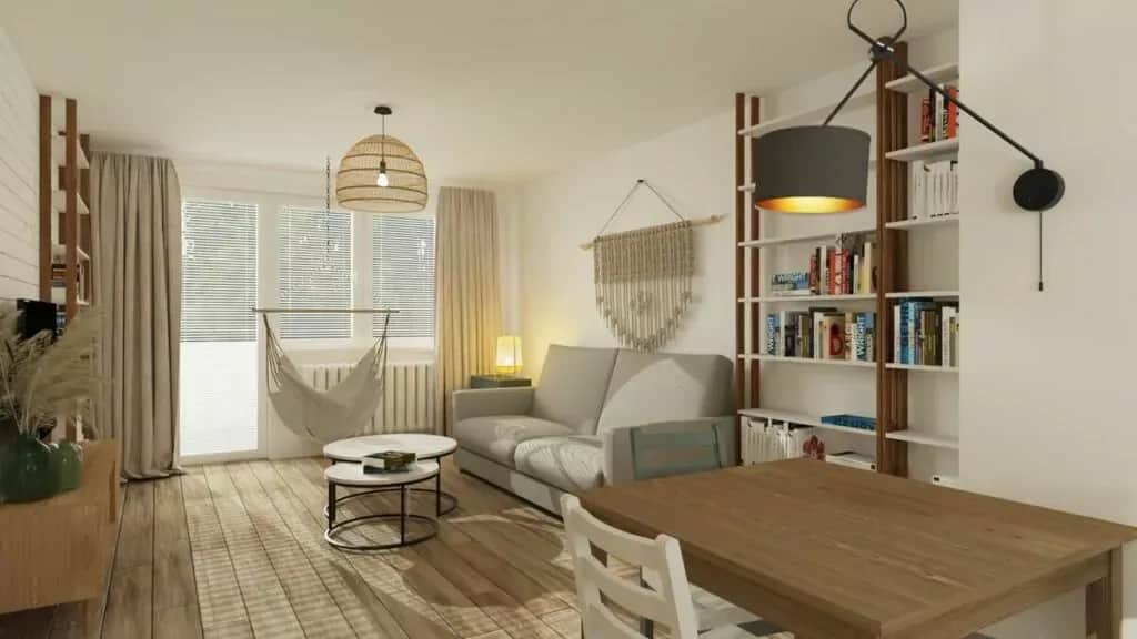 Jak urządzić mieszkanie w bloku 50m, aby zaoszczędzić miejsce i stylowo żyć